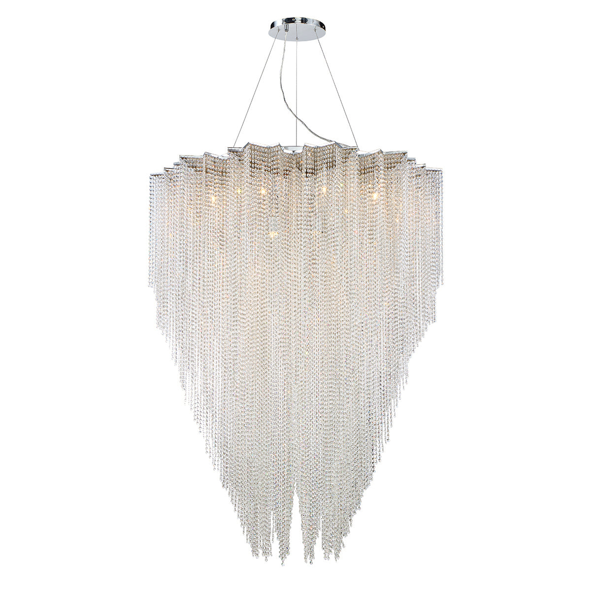 Cohen 12 Light Chandelier in Chrome