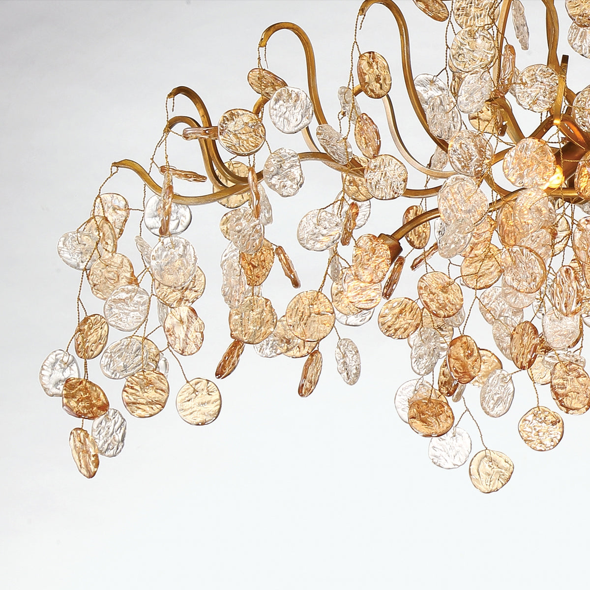 Campobasso Seven Light Flush Mount in Gold