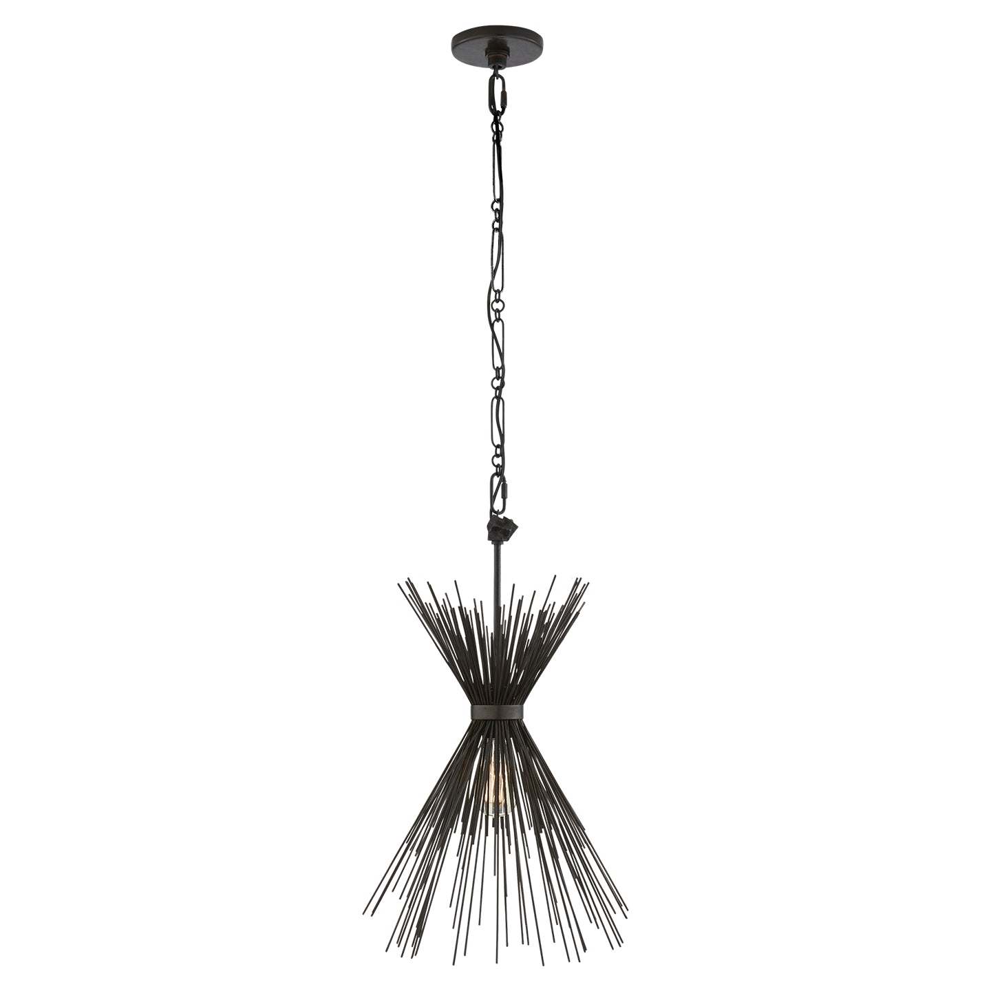 Strada Large Round Chandelier in Gild