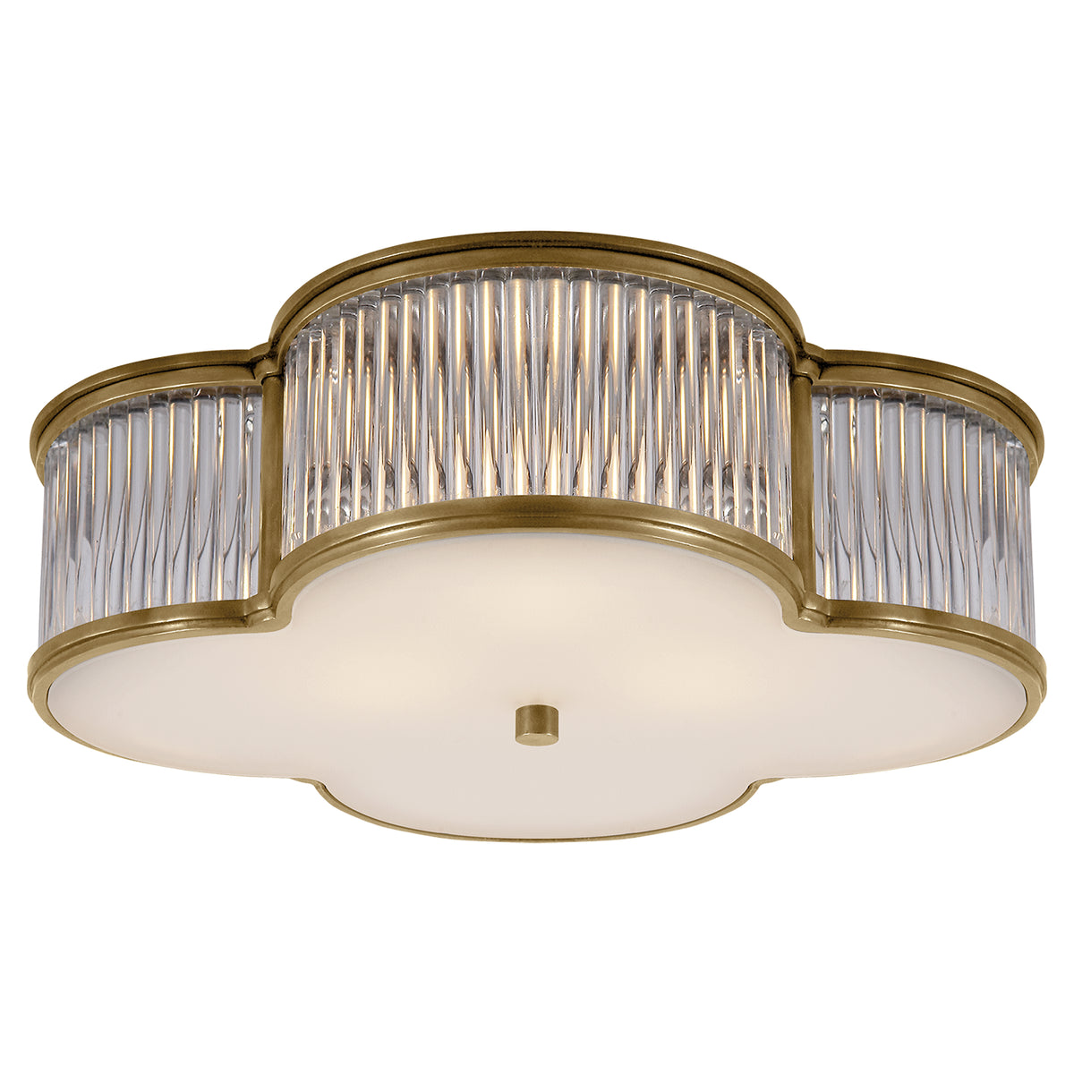 Basil Three Light Flush Mount