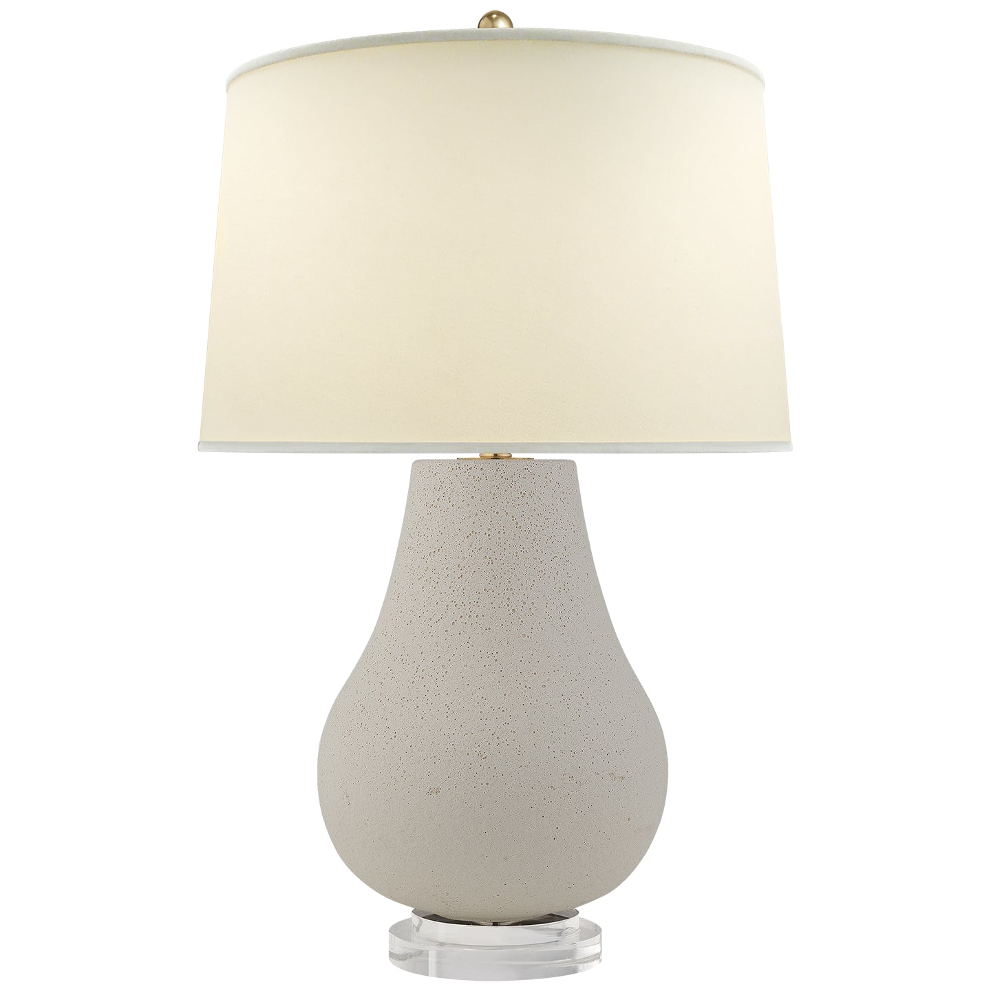 Lampe de table Arica One Light couleur ivoire volcanique