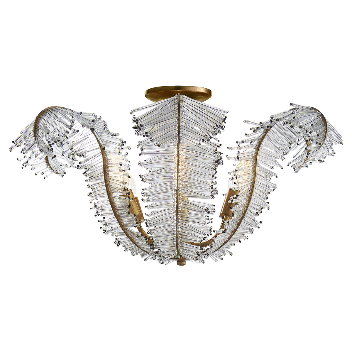Calais Six Light Semi Flush Mount