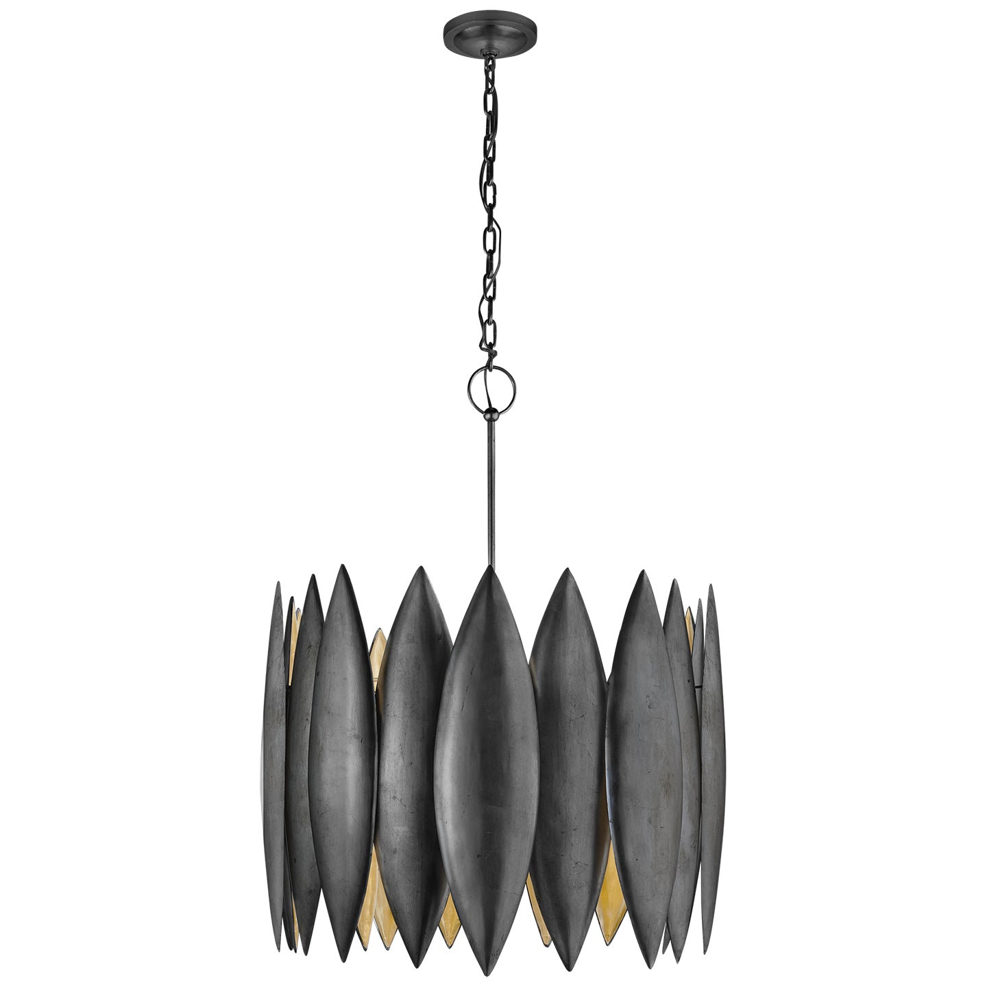 Hatton Large Chandelier in Aged Iron