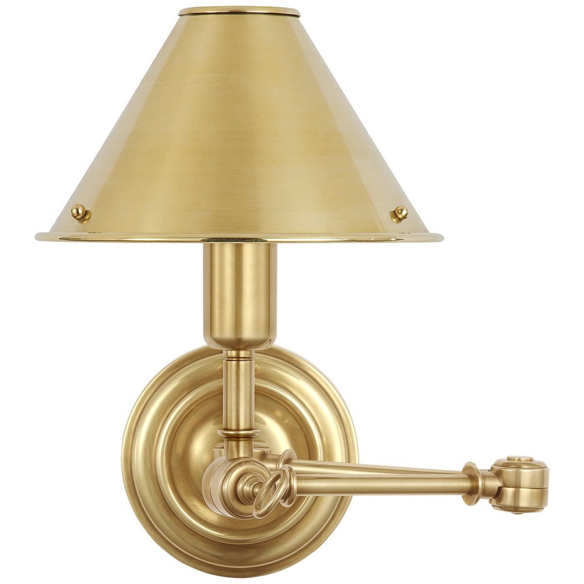 Anette One Light Swing Arm Wall Lamp