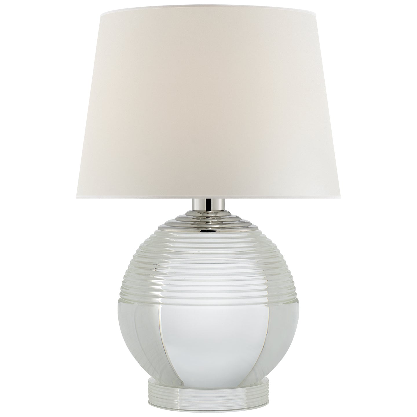 Deco One Light Table Lamp in Crystal