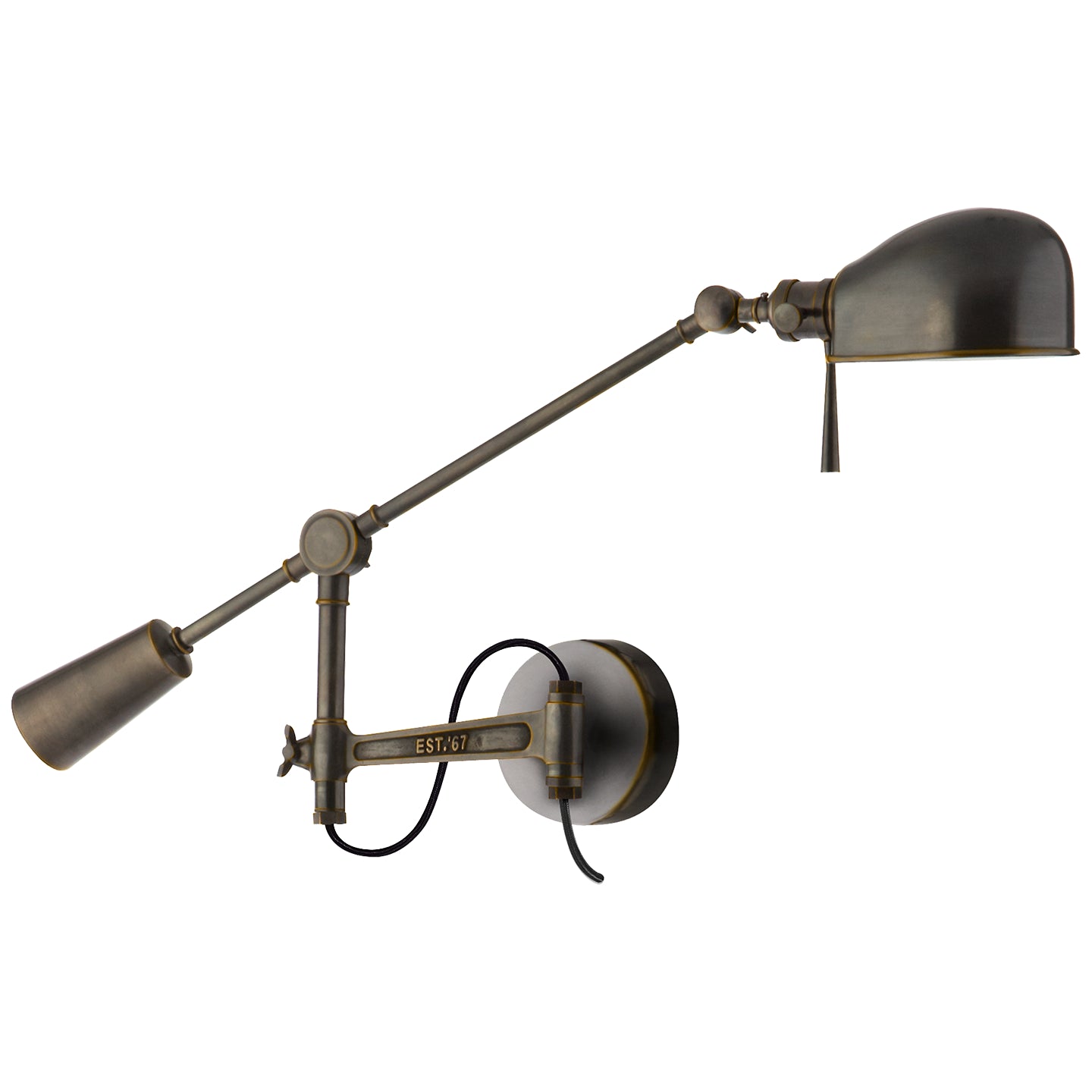 RL 67 One Light Wall Sconce in Bronze