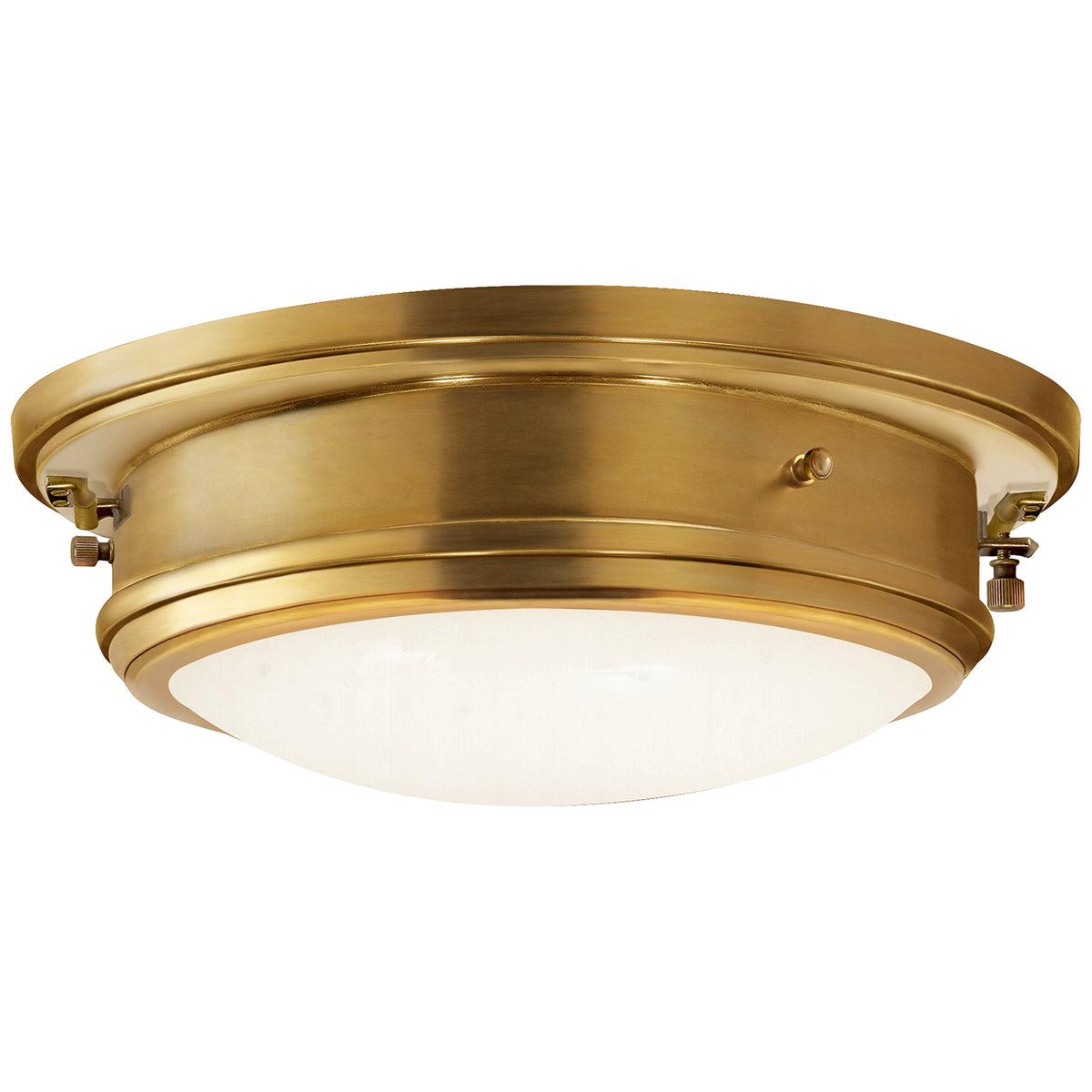 Marine Porthole Two Light Flush Mount