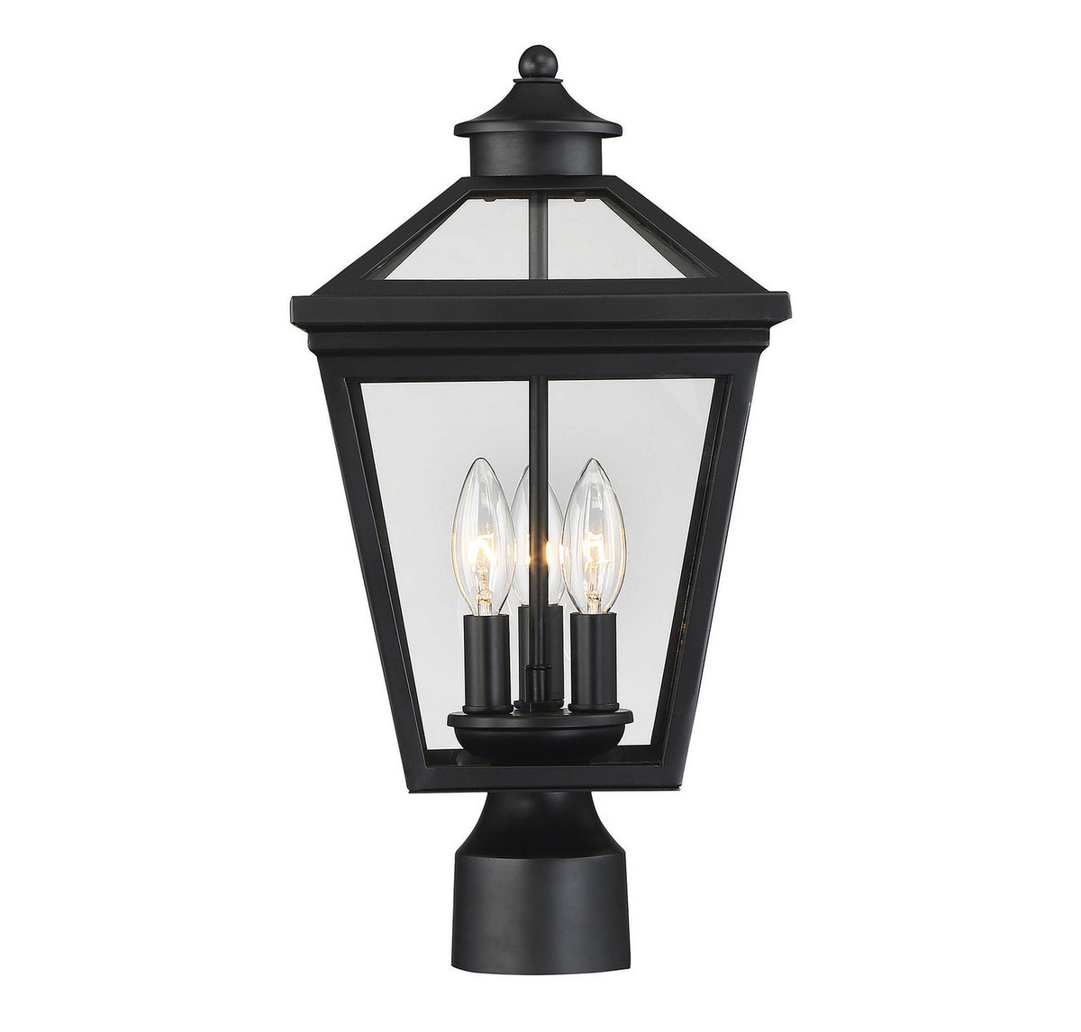 Ellijay Three Light Post Lantern