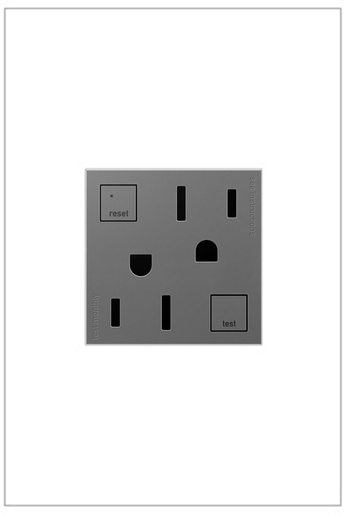 Adorne Tamper-Resistant 15A Duplex Self-Test GFCI Receptacles