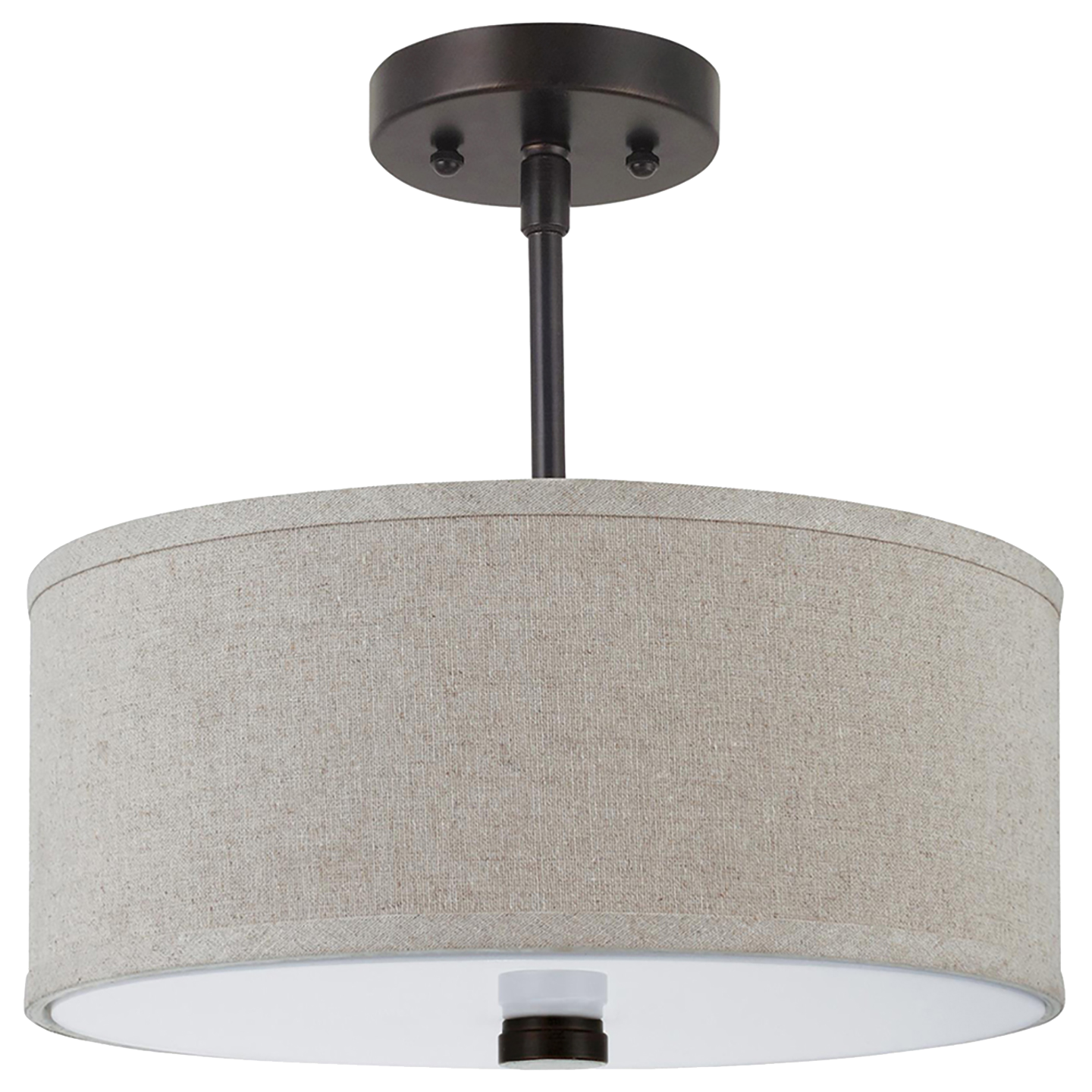 Dayna Shade Pendants Two Light Flush / Semi-Flush Convertible