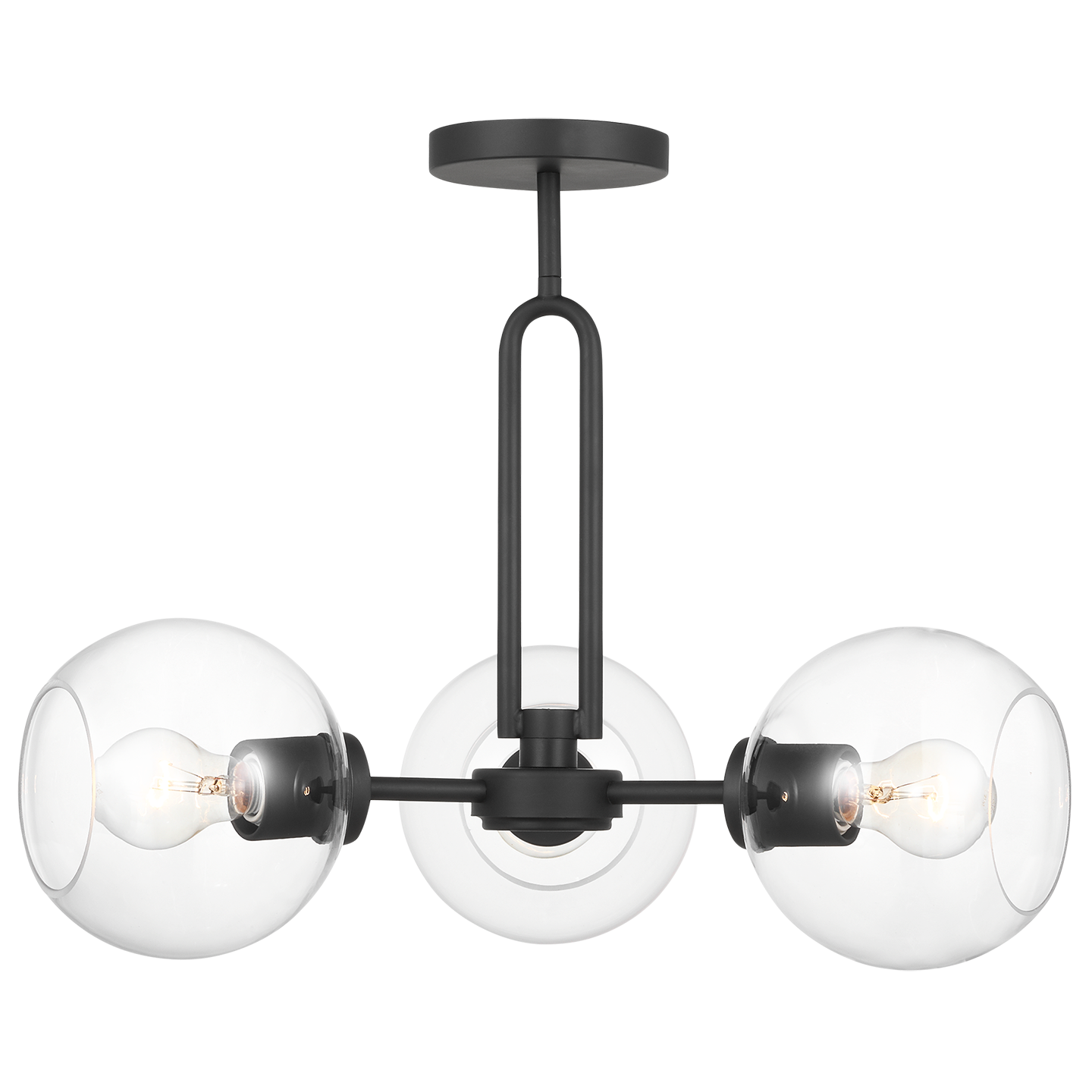 Codyn Three Light Semi-Flush Convertible Pendant