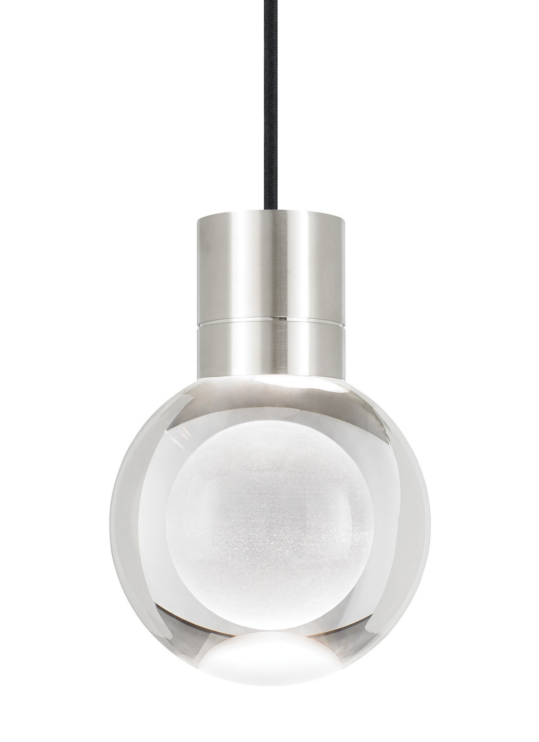 Mina LED Pendant in Satin Nickel