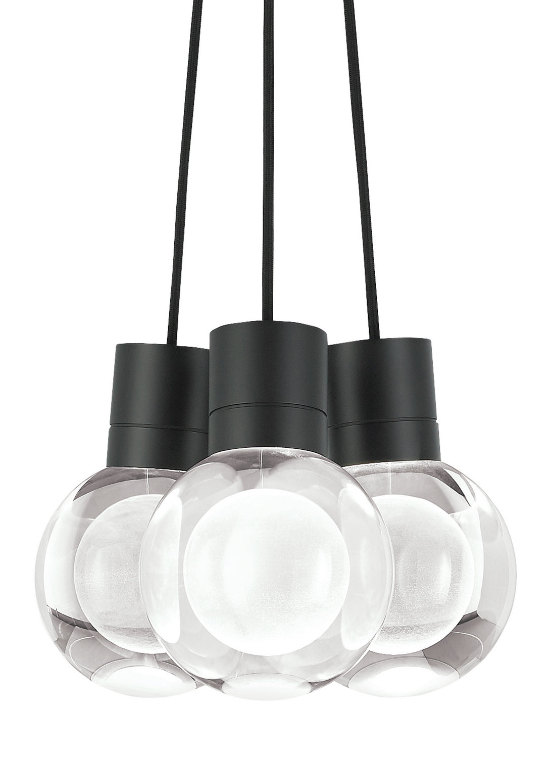 Mina LED Pendant in Black
