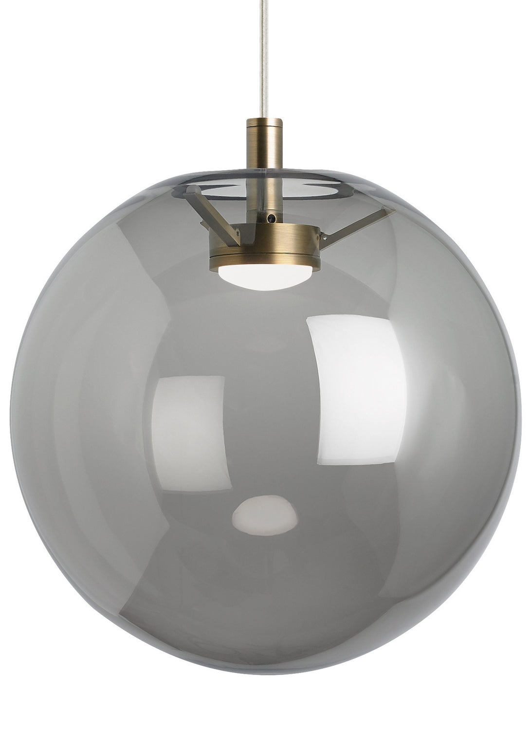 Palona LED Pendant in Aged Brass