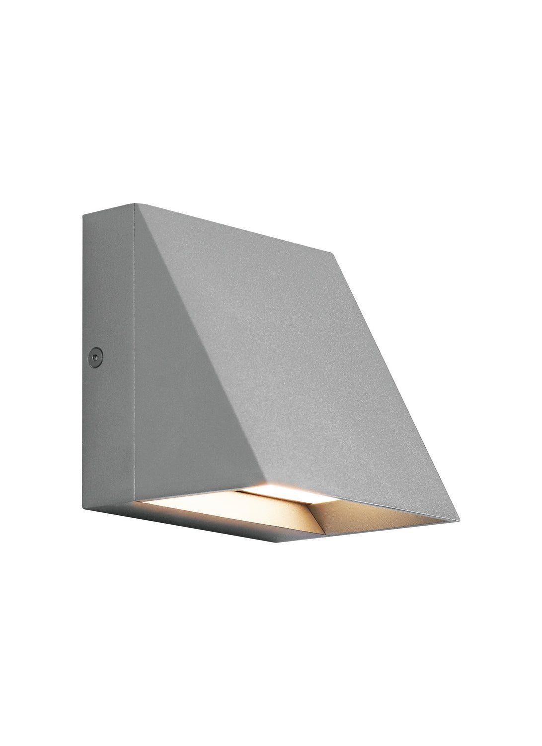 Pitch LED Outdoor Wall Mount in Silver