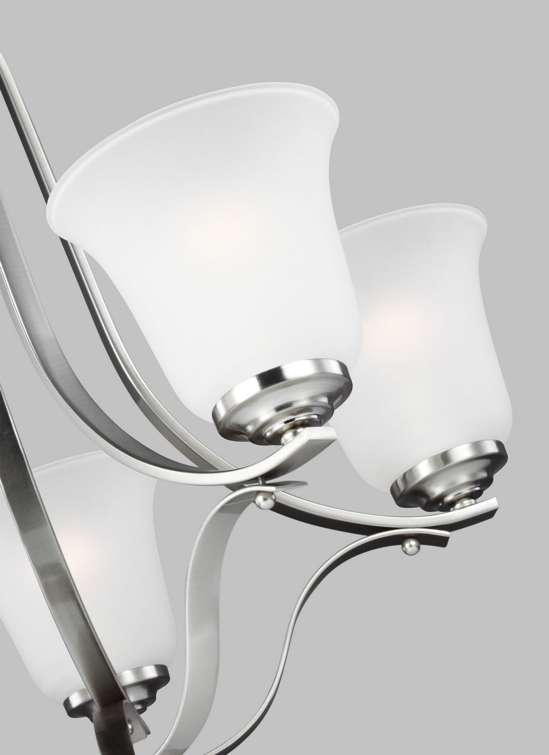 Emmons Five Light Chandelier in Brushed Nickel