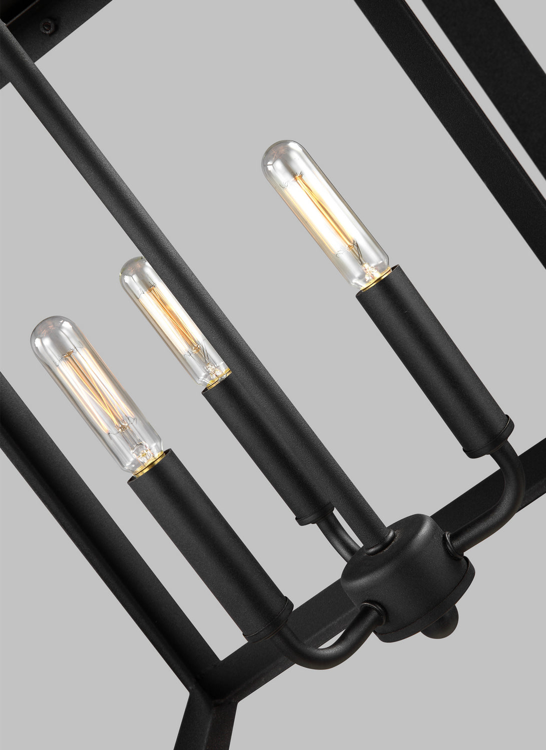 Labette Three Light Hall / Foyer Pendant in Black