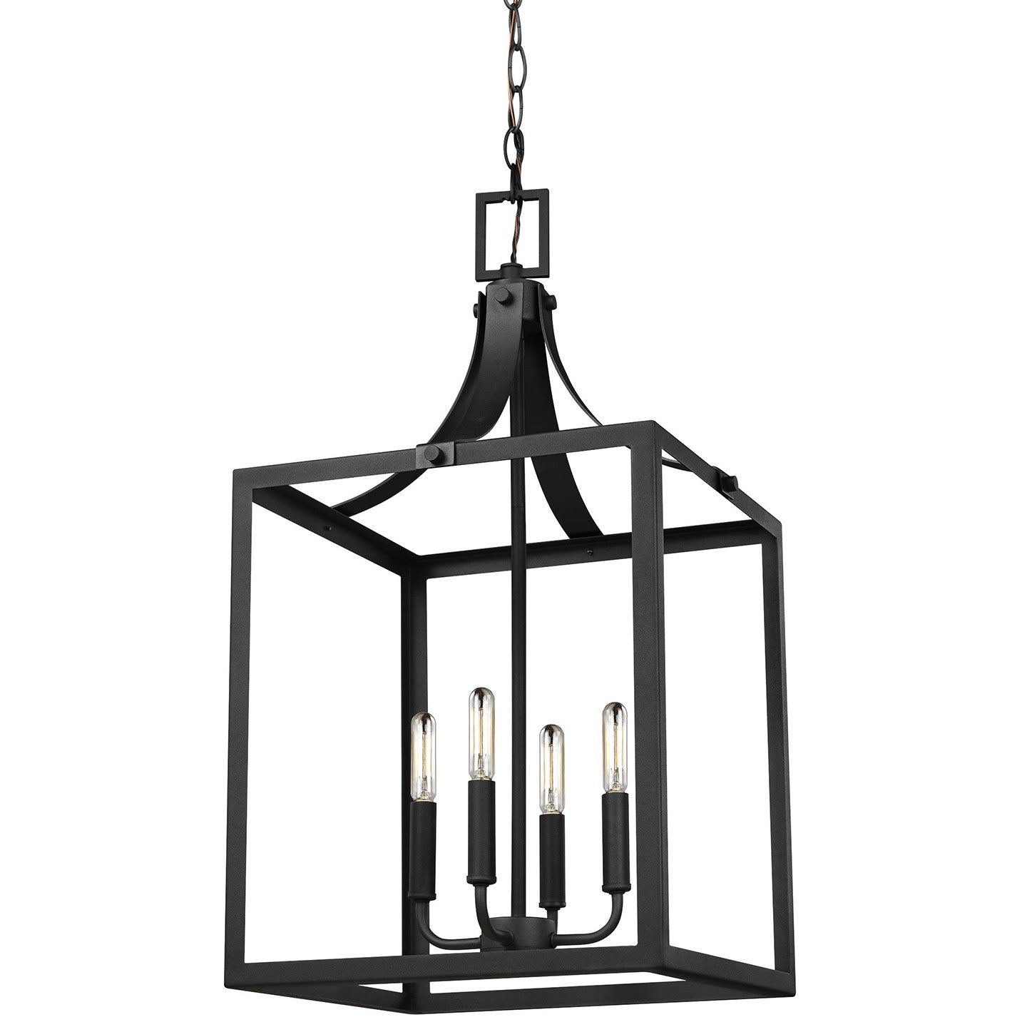 Labette Four Light Hall / Foyer en noir