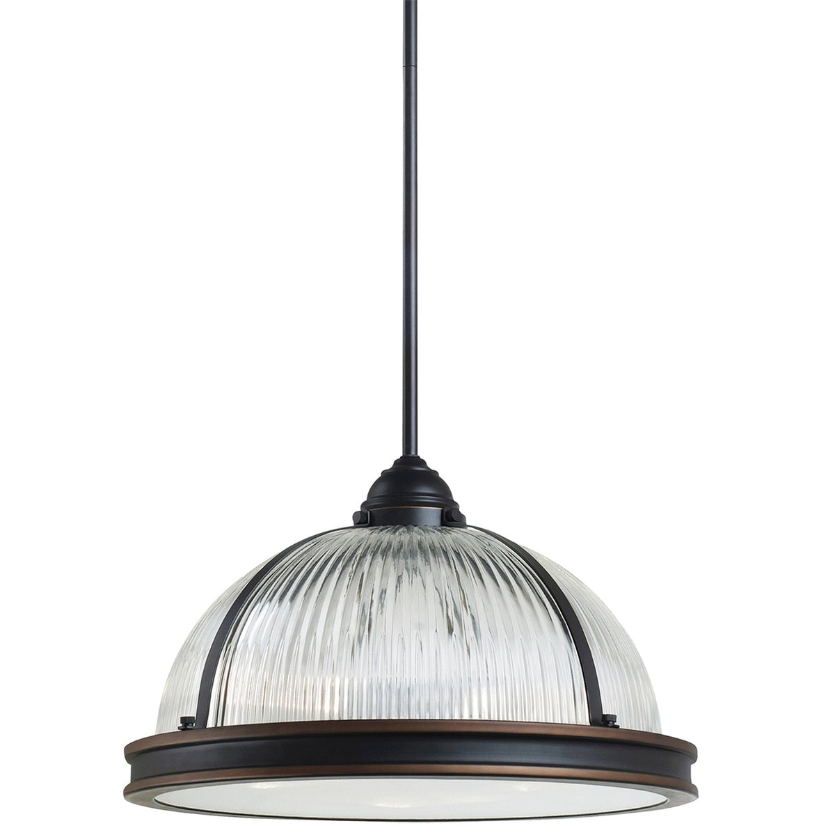 Pratt Street Prismatic Three Light Pendant