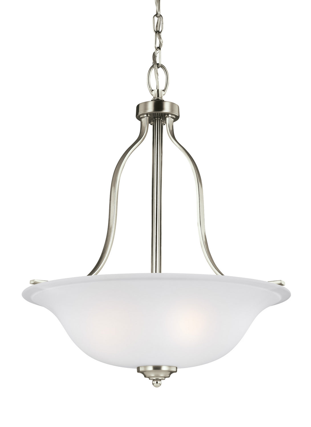 Emmons Three Light Pendant in Brushed Nickel