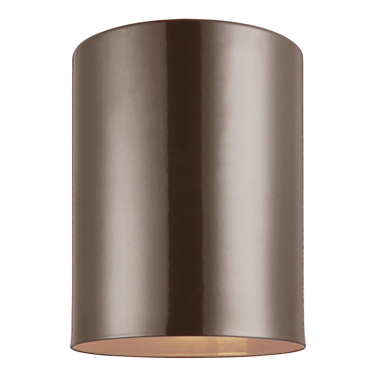 Outdoor Cylinders One Light Outdoor Ceiling Flush Mount
