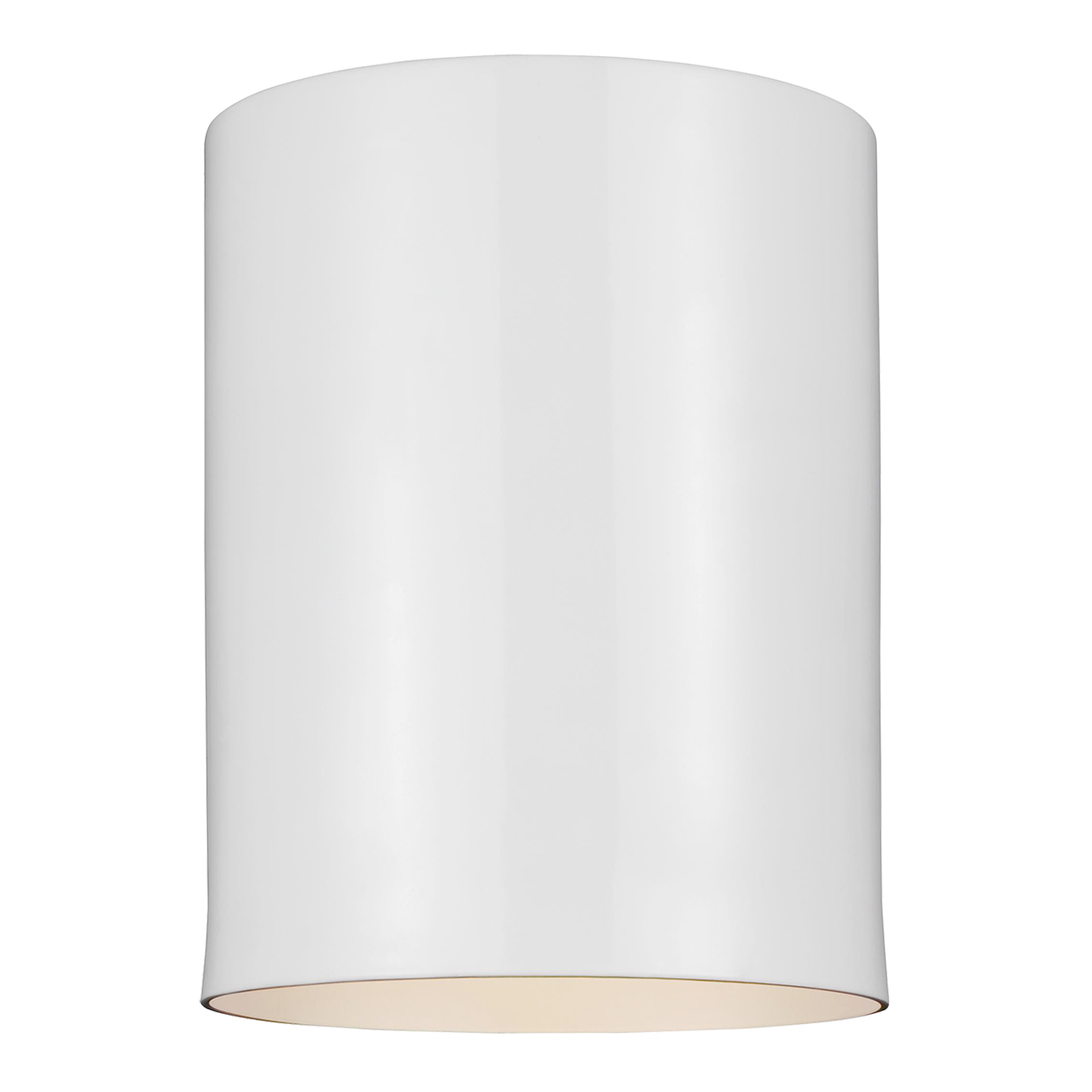 Outdoor Cylinders One Light Outdoor Ceiling Flush Mount