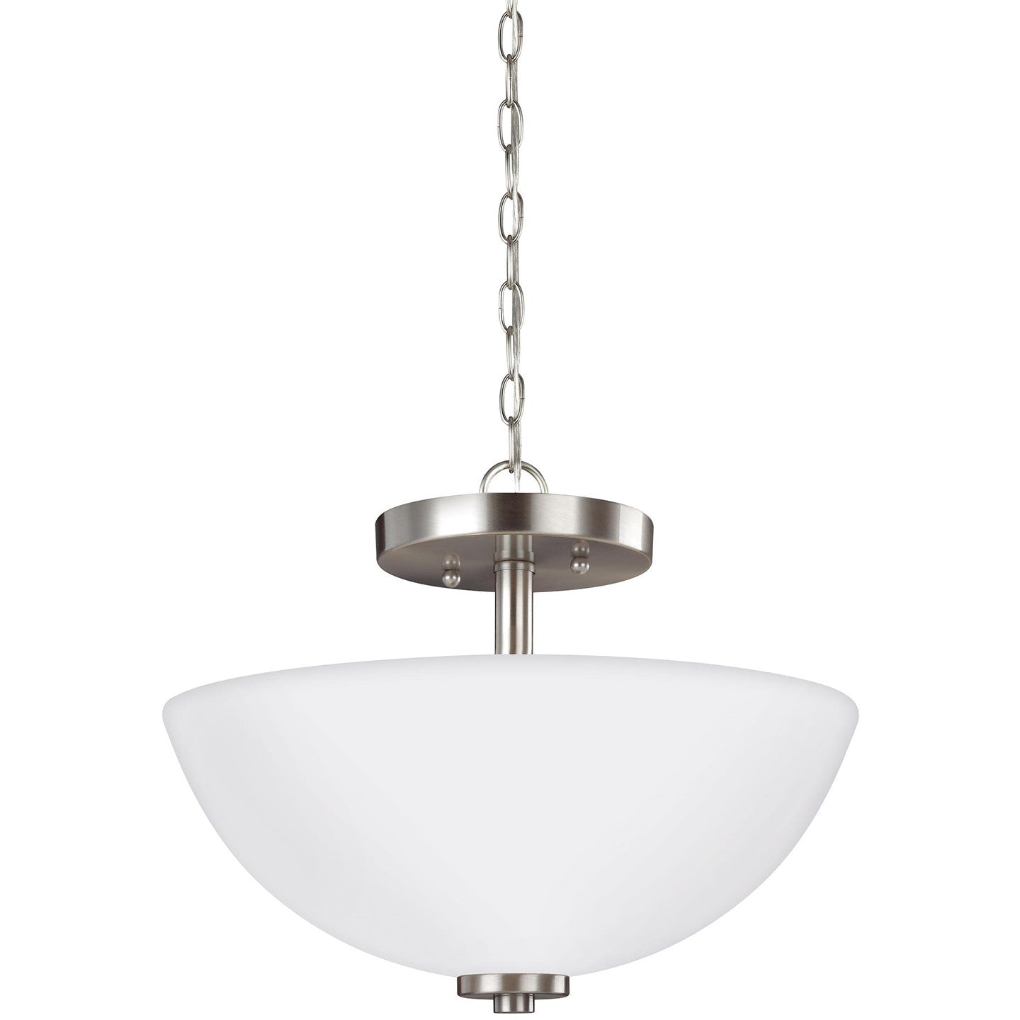 Oslo Two Light Semi-Flush Convertible Pendant