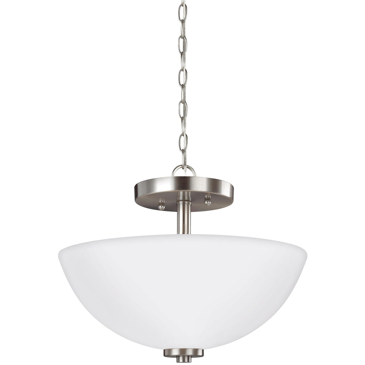 Oslo Two Light Semi-Flush Convertible Pendant