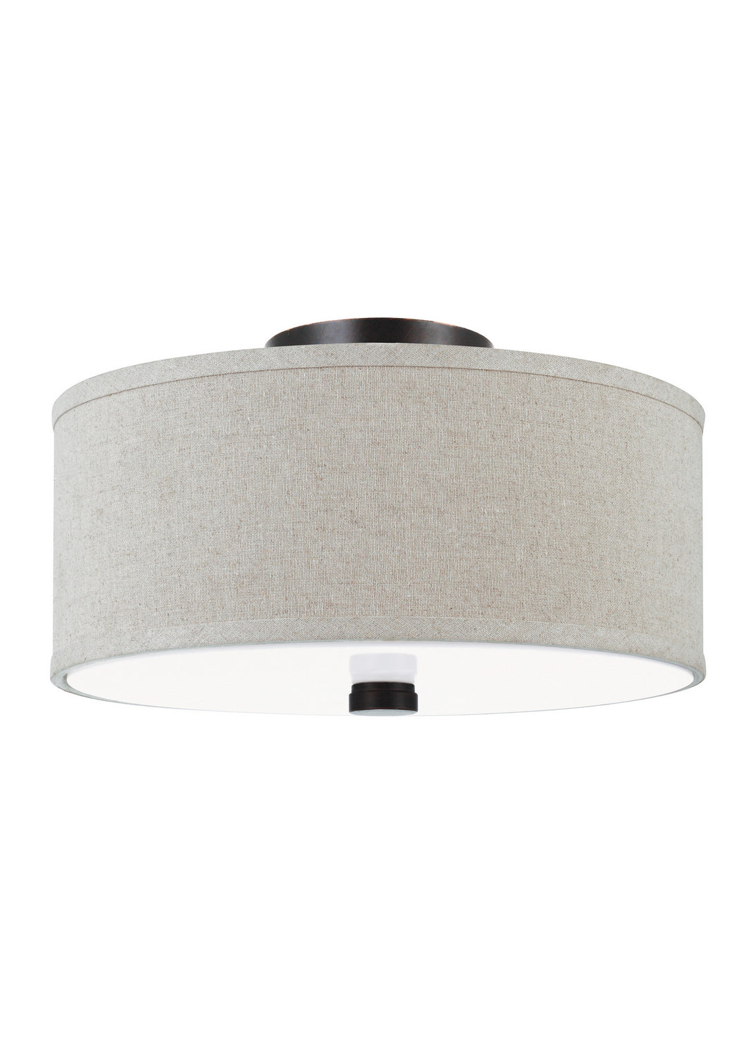 Dayna Shade Pendants Two Light Semi-Flush Convertible Pendant