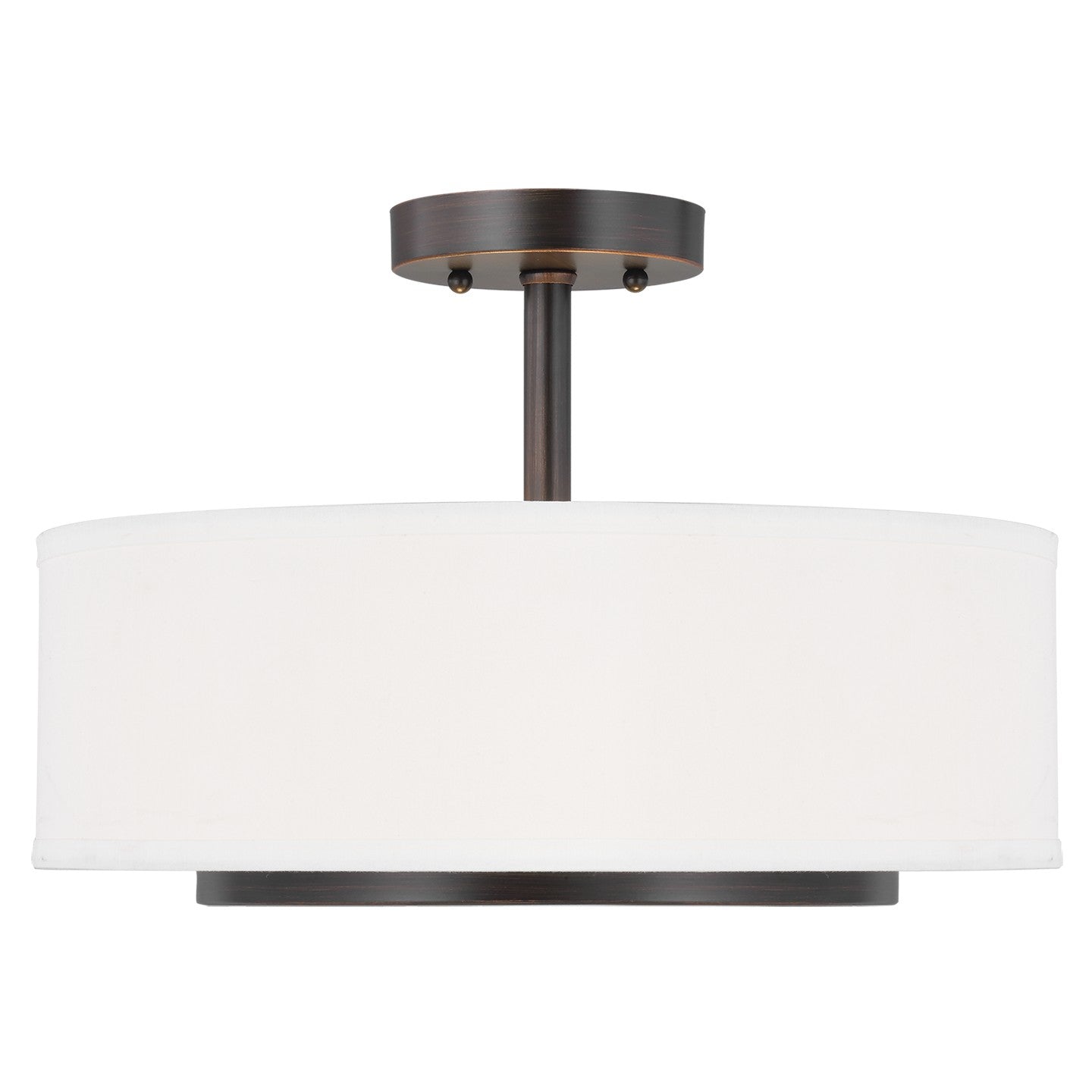 Nance Two Light Semi-Flush Convertible Pendant
