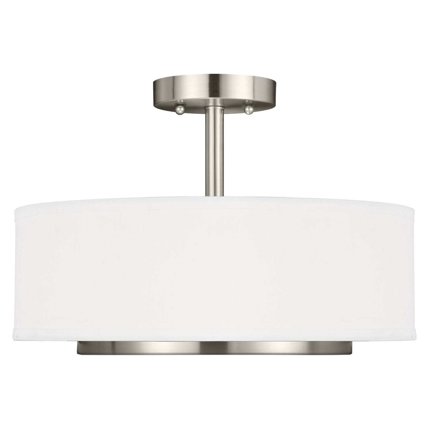 Nance Two Light Semi-Flush Convertible Pendant