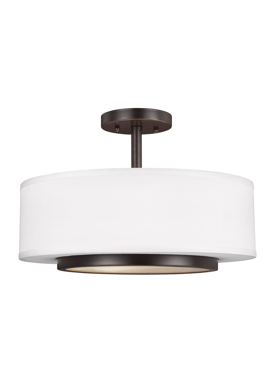Nance Two Light Semi-Flush Convertible Pendant