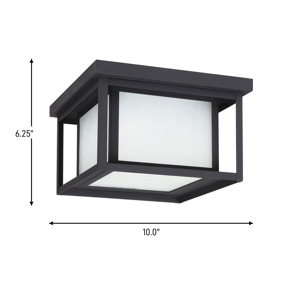 Hunnington Two Light Outdoor Flush Mount