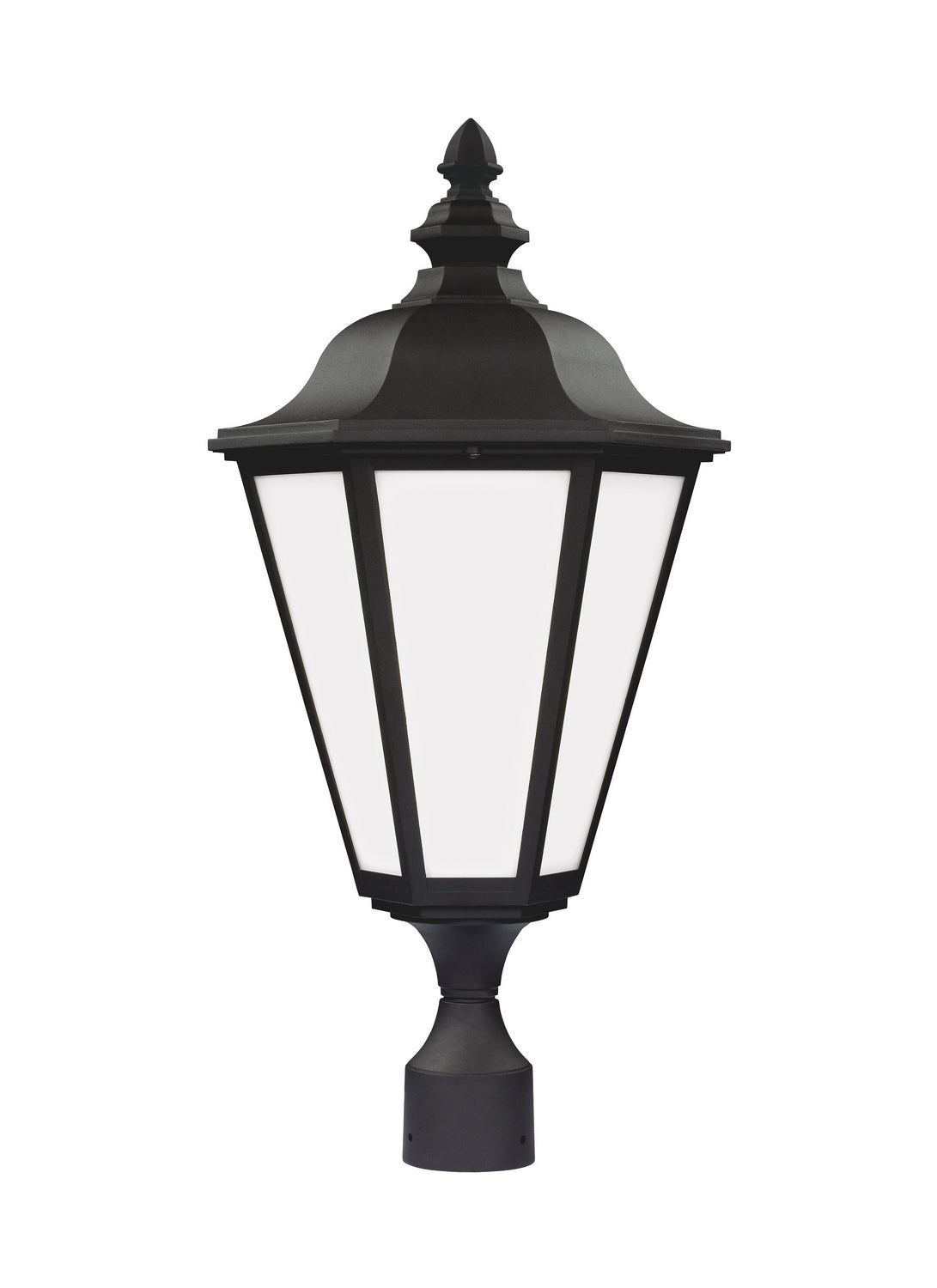 Brentwood One Light Outdoor Post Lantern in Black