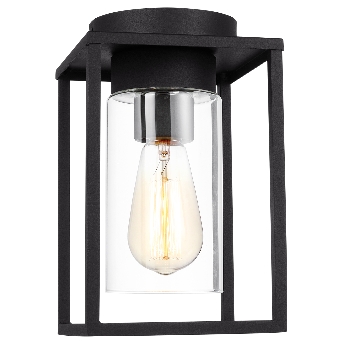 Vado One Light Outdoor Ceiling Flush Mount