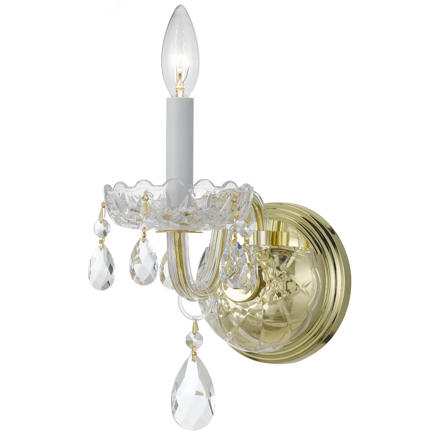 Traditional Crystal Wall Sconce