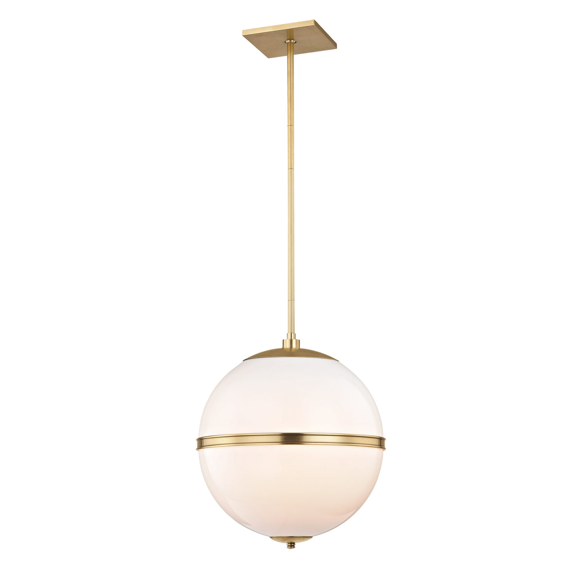 Truax Four Light Mini Chandelier in Aged Brass
