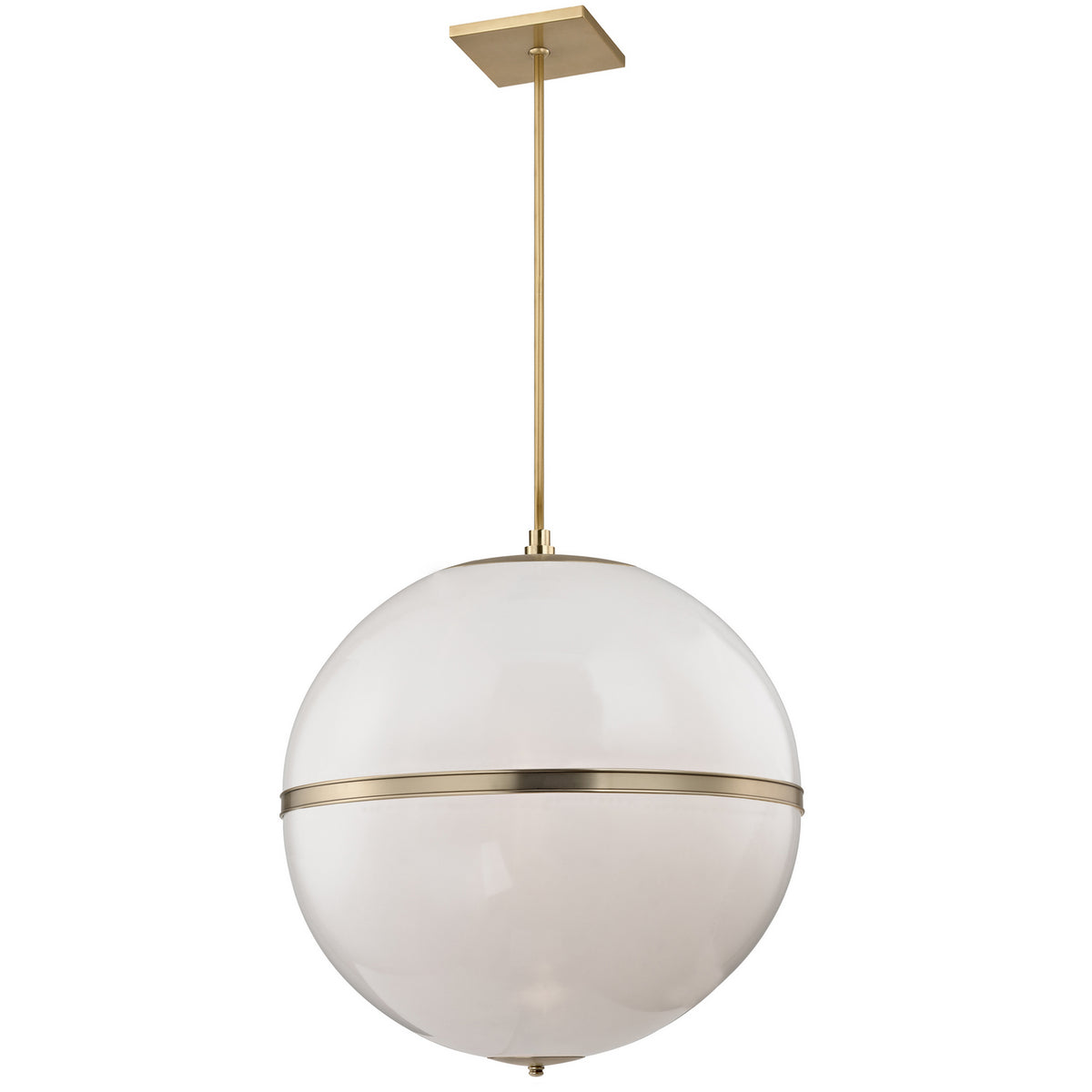 Truax Four Light Chandelier in Aged Brass