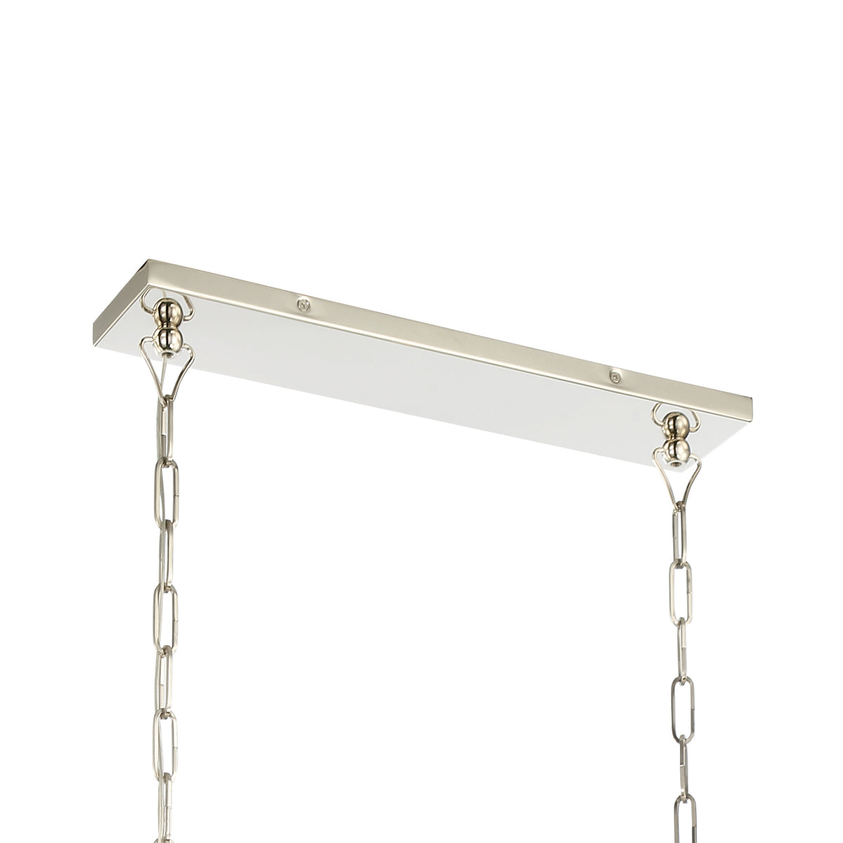 Sylvan Eight Light Chandelier in Polished Nickel