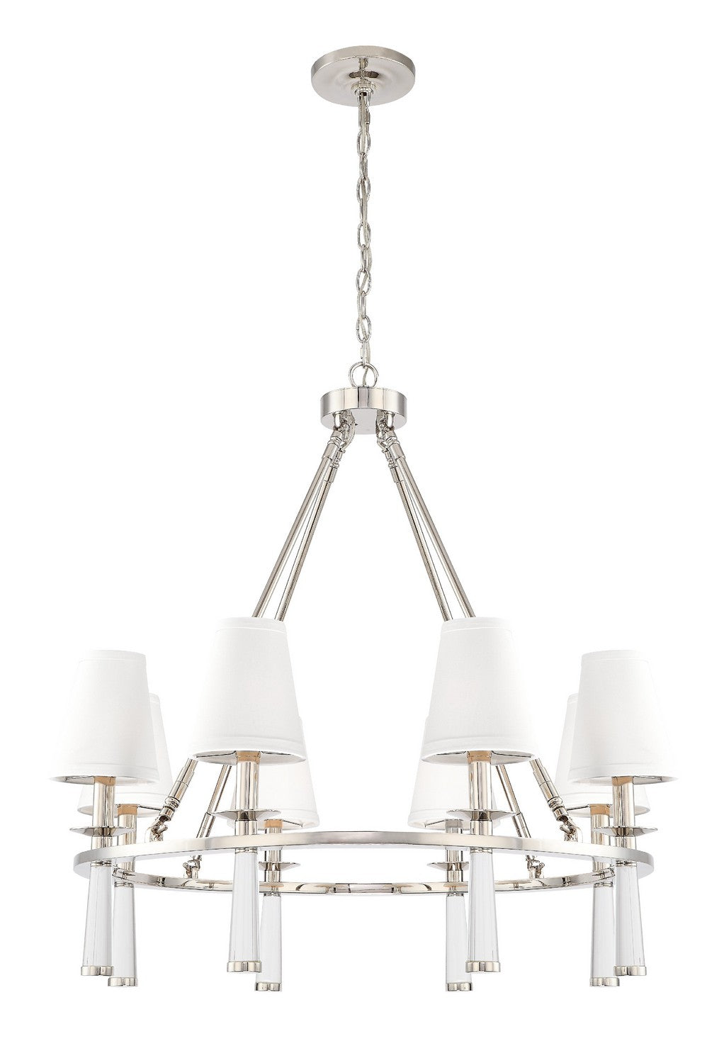 Baxter Eight Light Chandelier
