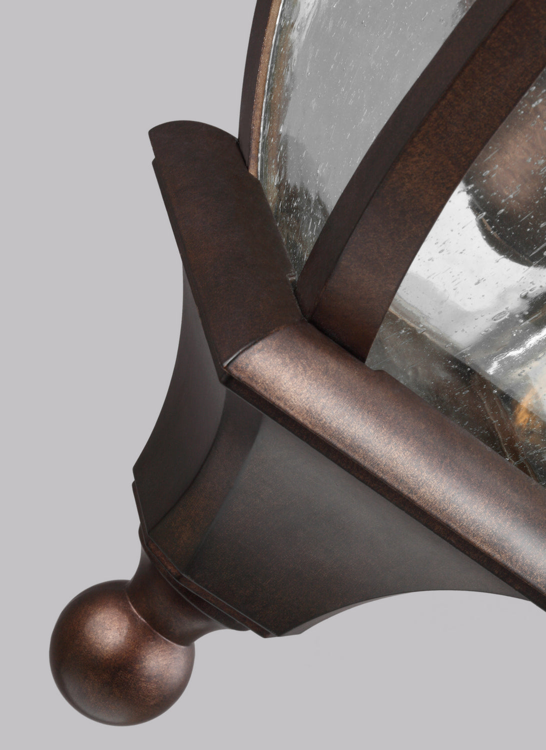 Oakmont Four Light Outdoor Wall Lantern in Patina Bronze