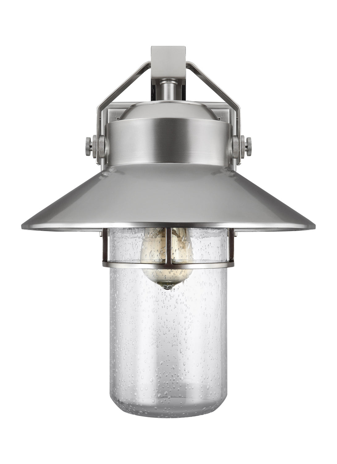Boynton One Light Lantern in Painted Brushed Steel