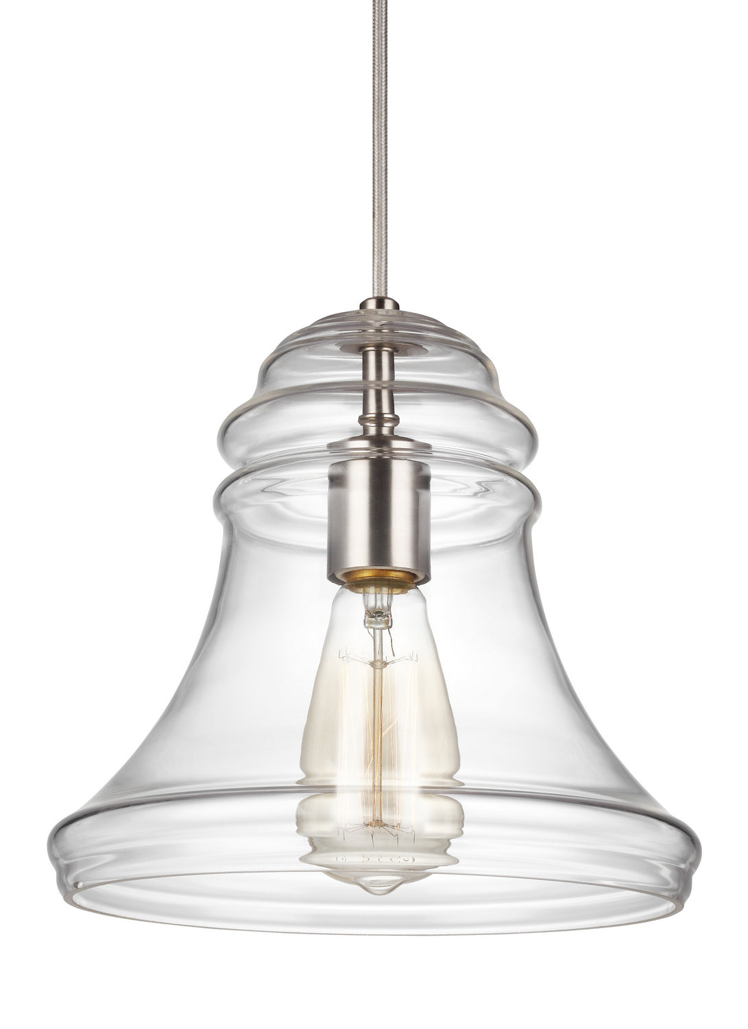 Doyle One Light Mini-Pendant in Satin Nickel