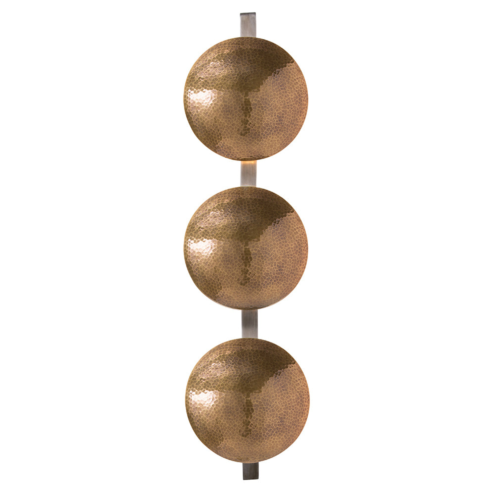 Diesel Six Light Wall Sconce in Antique Brass