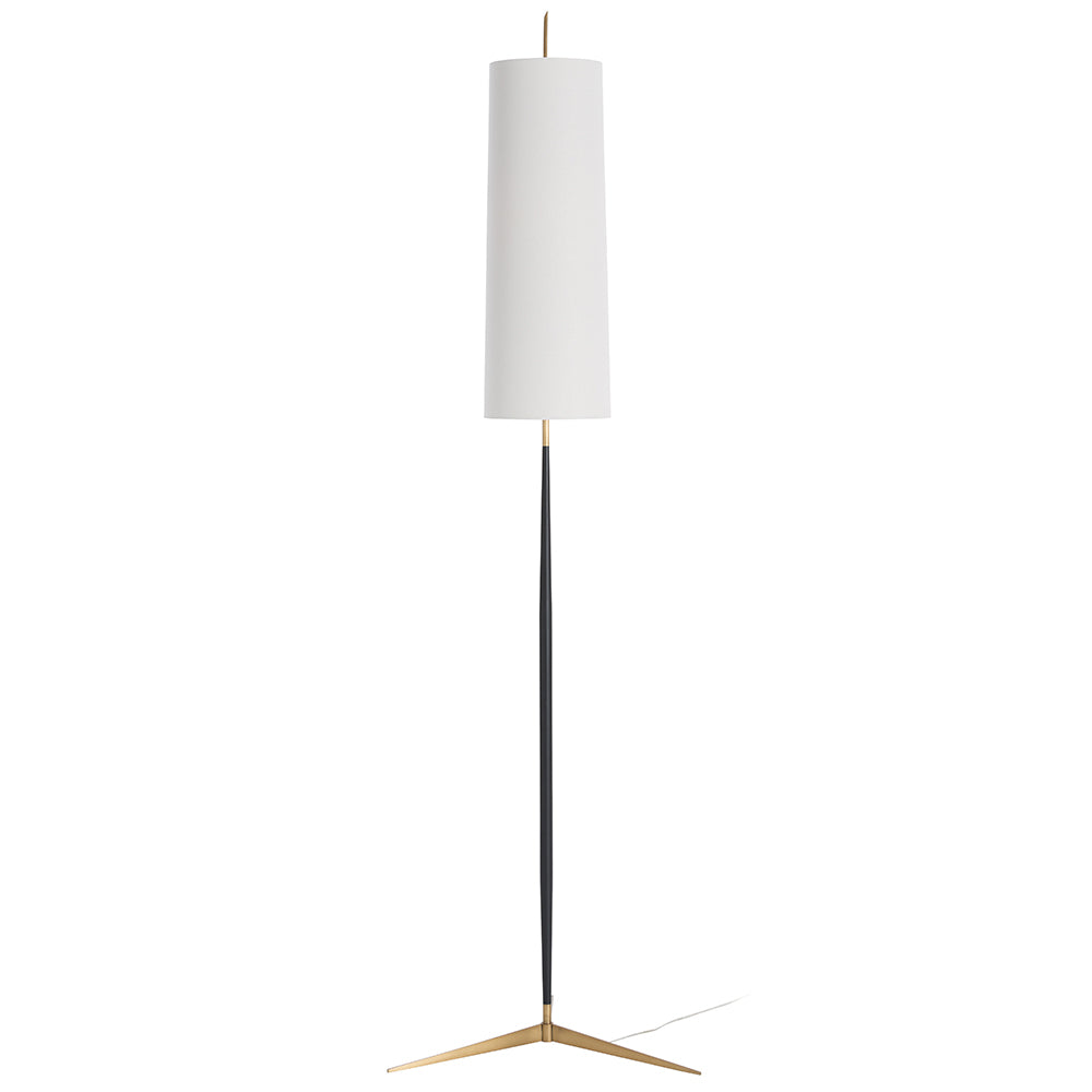 Dunn One Light Floor Lamp in Bronze