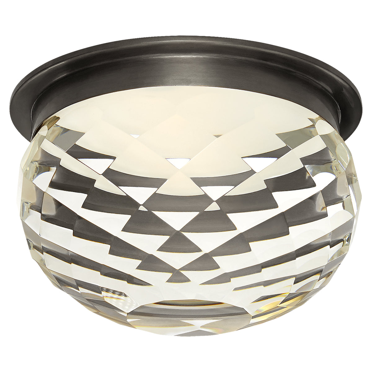Hillam LED Flush Mount in Bronze