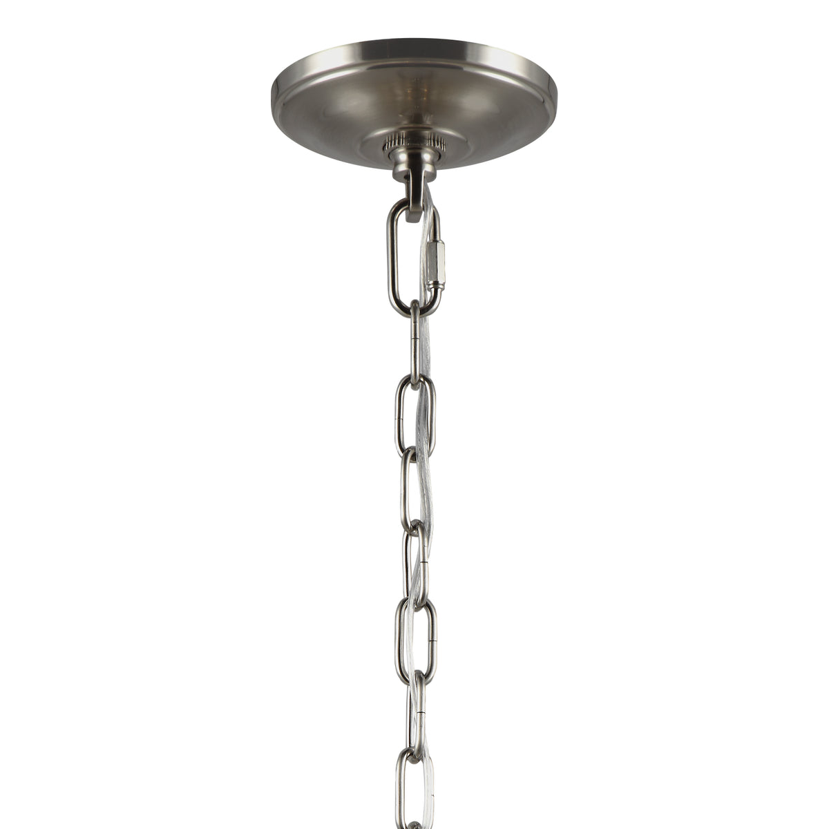Lawler Three Light Pendant in Satin Nickel