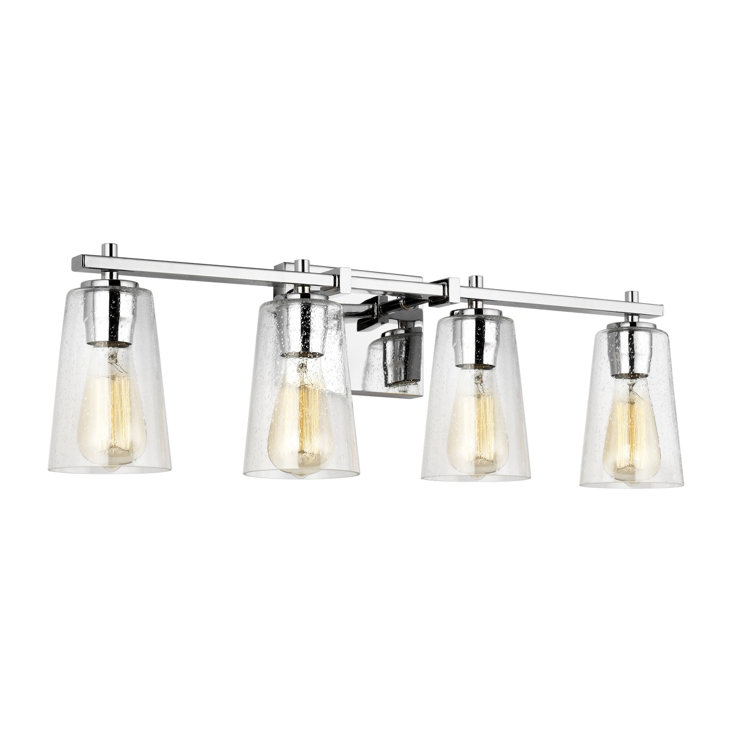 Meuble-lavabo Mercer à quatre lumières