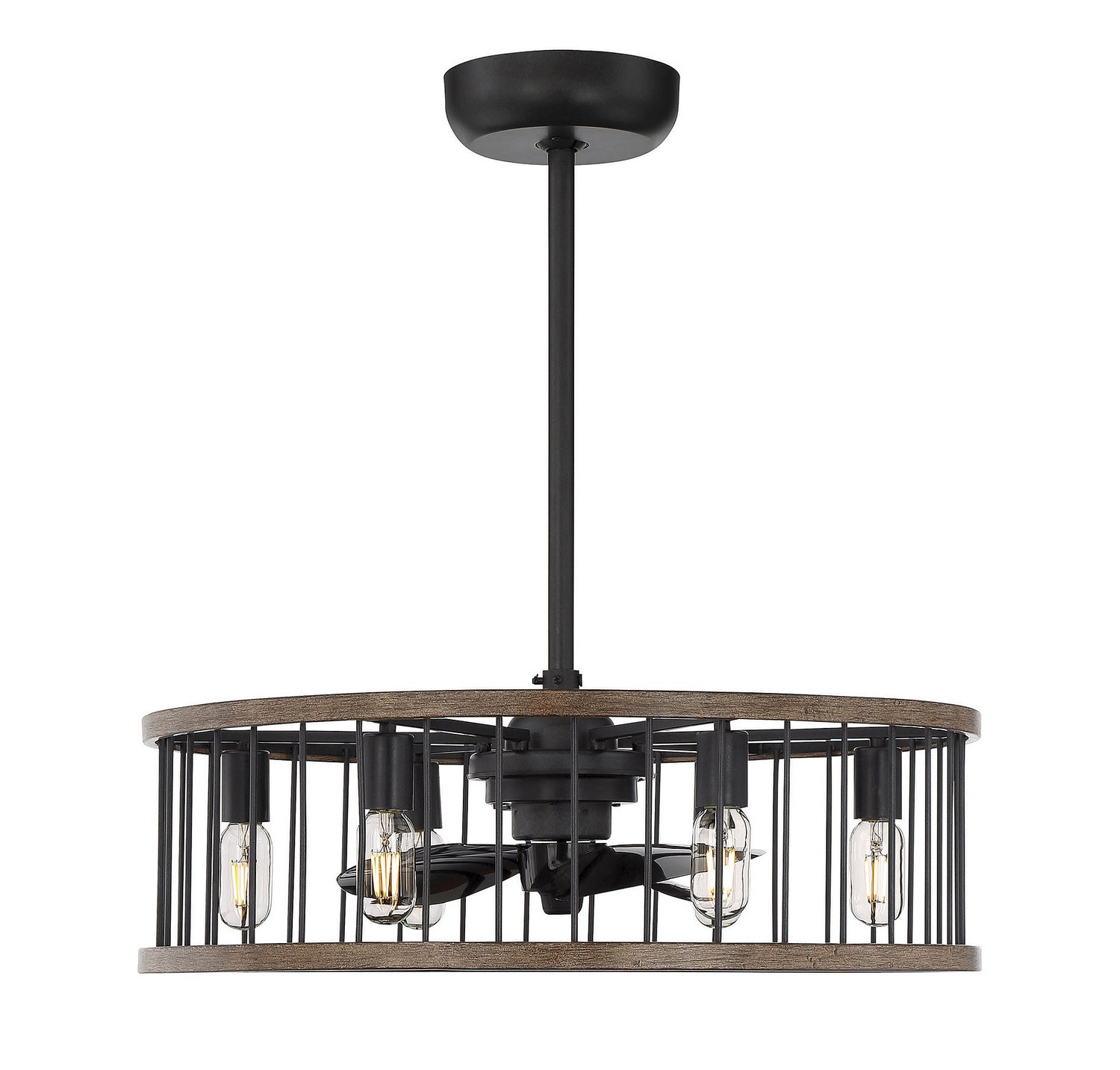 Kona LED Fan D'Lier in Sapele