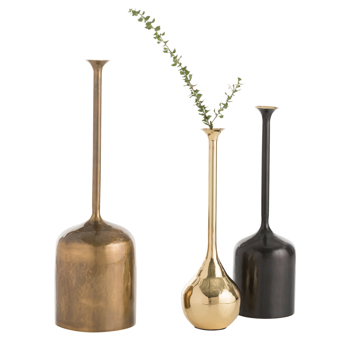 Harris Vessels S/3 in Polished Brass